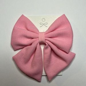 1 Fantasy Butterfly Clip Bow 5 X 4” in Pink Color. Made by Hand